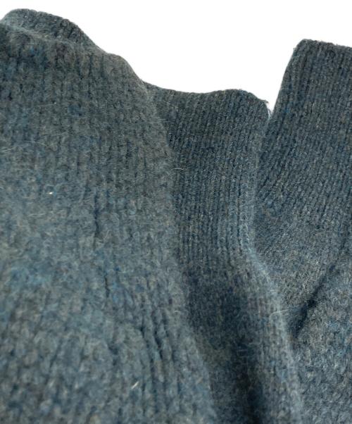 YOKE（ヨーク）YOKE (ヨーク) CONNECTING CREW NECK KNIT LS グリーン サイズ:2の古着・服飾アイテム