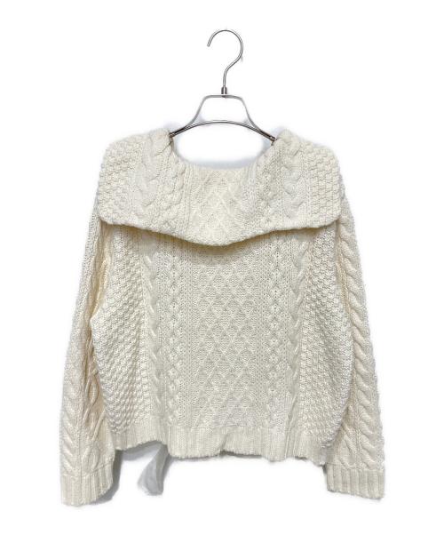 keisuke kanda（ケイスケカンダ）keisuke kanda (ケイスケカンダ) セーラーカラーアランセーター アイボリーの古着・服飾アイテム