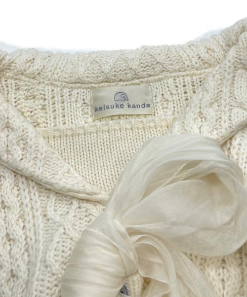 keisuke kanda（ケイスケカンダ）keisuke kanda (ケイスケカンダ) セーラーカラーアランセーター アイボリーの古着・服飾アイテム