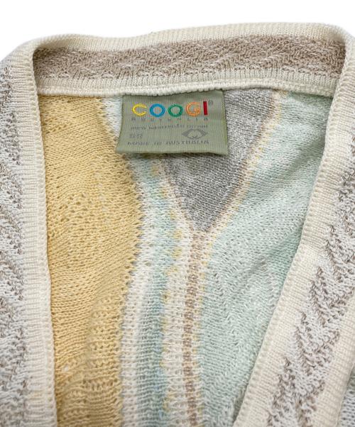 Coogi（クージー）Coogi (クージー) 3Dニットカーディガン アイボリー サイズ:SSの古着・服飾アイテム