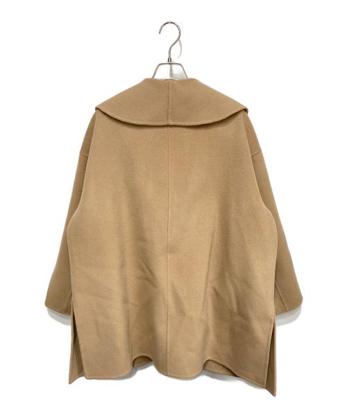 NOLLEY'S sophi（ノーリーズソフィー）NOLLEY'S sophi (ノーリーズソフィー) SUPER140リバーショールコート ベージュ サイズ:Ｓの古着・服飾アイテム