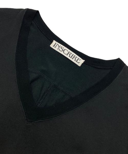 INSCRIRE（アンスクリア）INSCRIRE (アンスクリア) ノースリーブワンピース ブラック サイズ:38の古着・服飾アイテム