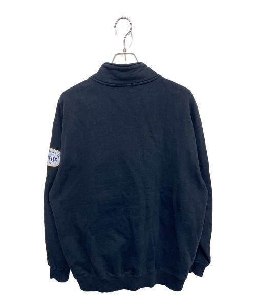 X-LARGE（エクストララージ）X-LARGE (エクストララージ) RECORDS HALF ZIP PULLOVER SWEAT ブラック サイズ:Lの古着・服飾アイテム
