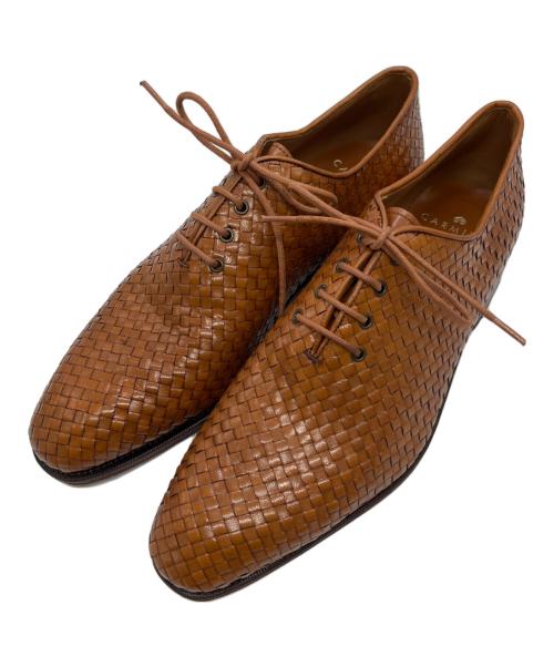 CARMINA（カルミナ）CARMINA (カルミナ) メッシュレザーシューズ ブラウン サイズ:８2/1の古着・服飾アイテム