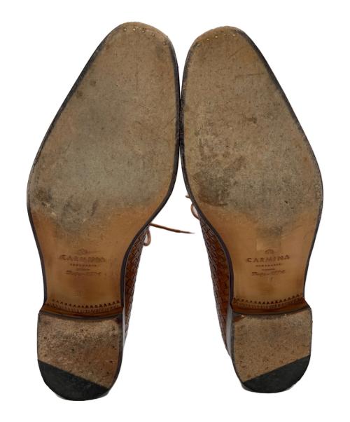 CARMINA（カルミナ）CARMINA (カルミナ) メッシュレザーシューズ ブラウン サイズ:８2/1の古着・服飾アイテム