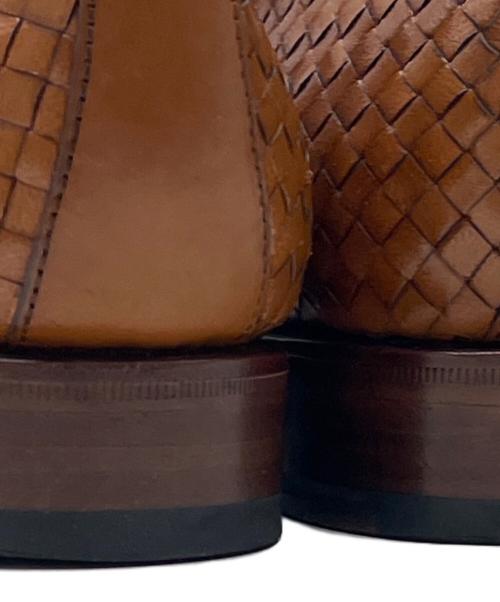 CARMINA（カルミナ）CARMINA (カルミナ) メッシュレザーシューズ ブラウン サイズ:８2/1の古着・服飾アイテム