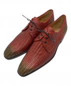 SUTOR MANTELLASSIストール・マンテラッシ）の古着「レザーシューズ」｜ブラウン