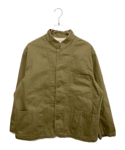 LYBRO NIGEL CABOURN（ライブロナイジェルケーボン）LYBRO NIGEL CABOURN (ライブロナイジェルケーボン) JK02 TUNIC JACKET オリーブ サイズ:54 未使用品の古着・服飾アイテム