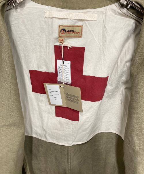 LYBRO NIGEL CABOURN（ライブロナイジェルケーボン）LYBRO NIGEL CABOURN (ライブロナイジェルケーボン) JK02 TUNIC JACKET オリーブ サイズ:54 未使用品の古着・服飾アイテム