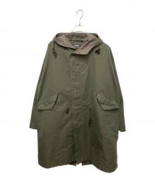 AUBERGE×Brilla per il gusto（オーベルジュ×ブリッラ ペル イルグースト）の古着「モッズコート」｜オリーブ