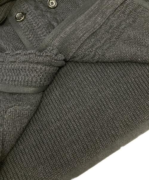 AUBERGE（オーベルジュ）AUBERGE (オーベルジュ) CHEVALIER - Charcoal × Black ブラック サイズ:44の古着・服飾アイテム