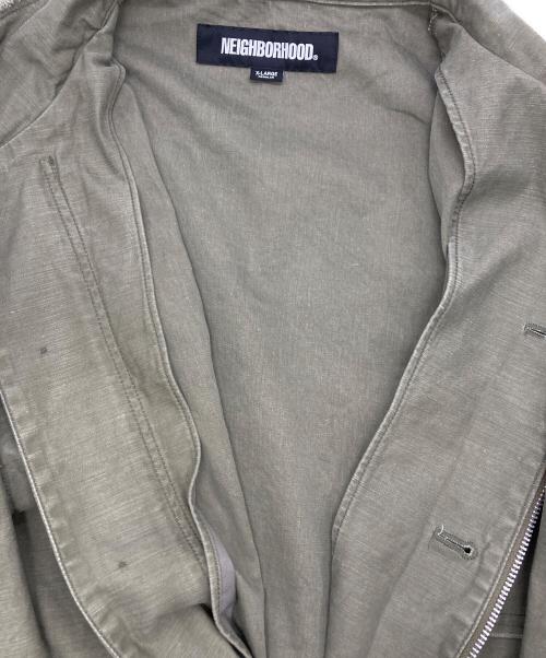 NEIGHBORHOOD（ネイバーフッド）NEIGHBORHOOD (ネイバーフッド) UNTRIMMED ZIP SHIRT LS オリーブ サイズ:XLの古着・服飾アイテム