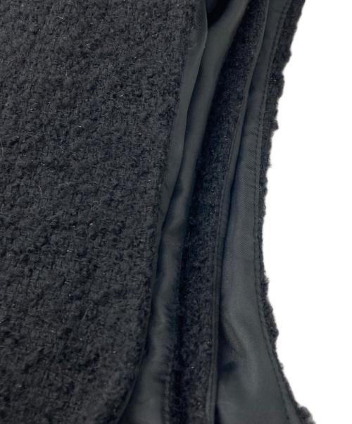 Apuweiser-riche（アプワイザーリッシェ）Apuweiser-riche (アプワイザーリッシェ) ポケファーツイードジレ ブラック サイズ:1の古着・服飾アイテム