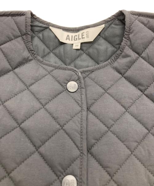 AIGLE（エーグル）AIGLE (エーグル) キルティングジャケット ブラック サイズ:36の古着・服飾アイテム