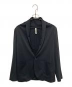 ATTACHMENTアタッチメント）の古着「Peハニカムニット ストールジャケット」｜ブラック