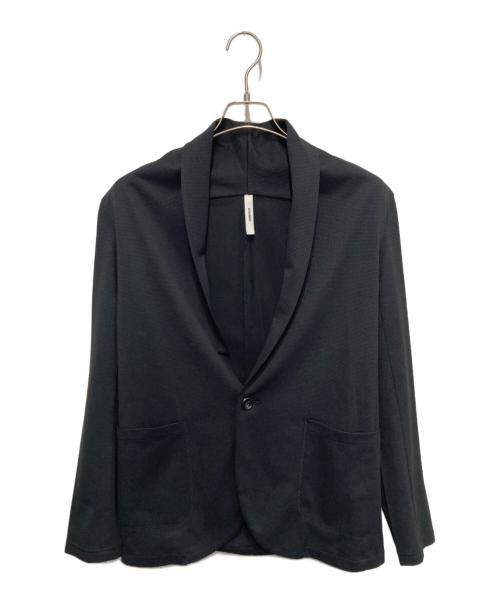 ATTACHMENT（アタッチメント）ATTACHMENT (アタッチメント) Peハニカムニット ストールジャケット ブラック サイズ:1の古着・服飾アイテム