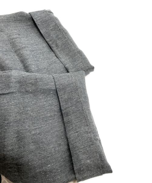 YAECA（ヤエカ）YAECA (ヤエカ) リネンパンツ グレー サイズ:Ｍの古着・服飾アイテム