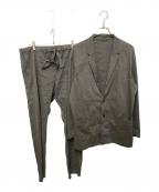 ESTNATIONエストネーション）の古着「リネンセットアップ」｜グリーン