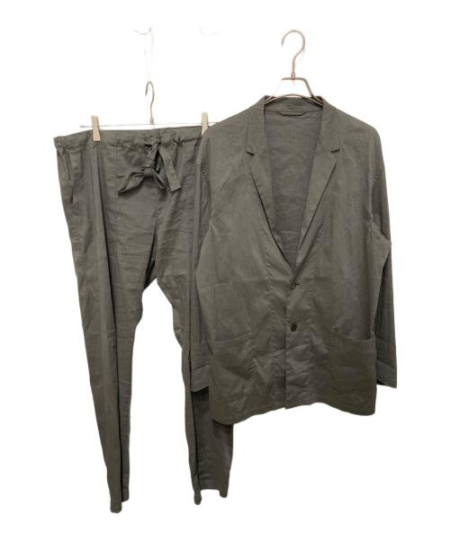 ESTNATION（エストネーション）ESTNATION (エストネーション) リネンセットアップ グリーン サイズ:Lの古着・服飾アイテム