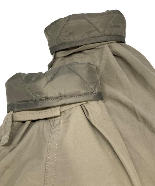 green label relaxing（グリーンレーベルリラクシング）green label relaxing (グリーンレーベルリラクシング) キルト ライナー付き 3WAY フード ブルゾン カーキ サイズ:38の古着・服飾アイテム