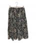 SLOBE IENA（スローブ イエナ）の古着「FLOWER PRINT スカート」｜ブラック