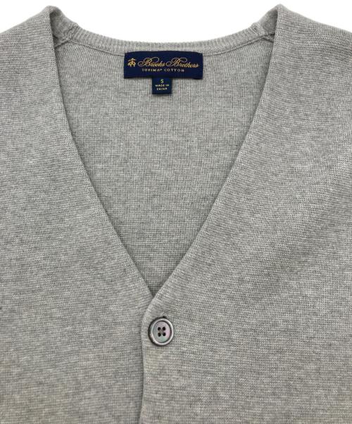 BROOKS BROTHERS（ブルックスブラザーズ）BROOKS BROTHERS (ブルックスブラザーズ) スーピマコットンベスト グレー サイズ:Ｓの古着・服飾アイテム