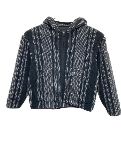 DESCENDANT（ディセンダント）DESCENDANT (ディセンダント) HELLY HANSEN (ヘリーハンセン) スピコリフーデットジャケットファイバーパイル ブラック サイズ:Lの古着・服飾アイテム