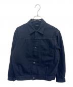 COMOLIコモリ）の古着「デニムジャケット」｜ブラック