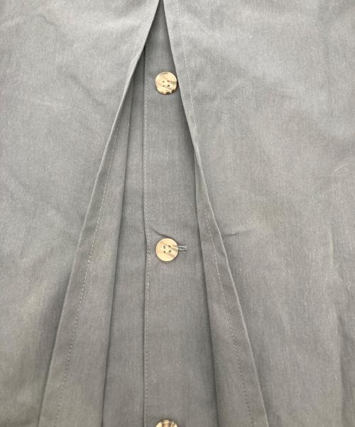 BEAMS HEART（ビームスハート）BEAMS HEART (ビームスハート) バックタック ノーカラー ロングコート ネイビー サイズ:Ｓの古着・服飾アイテム