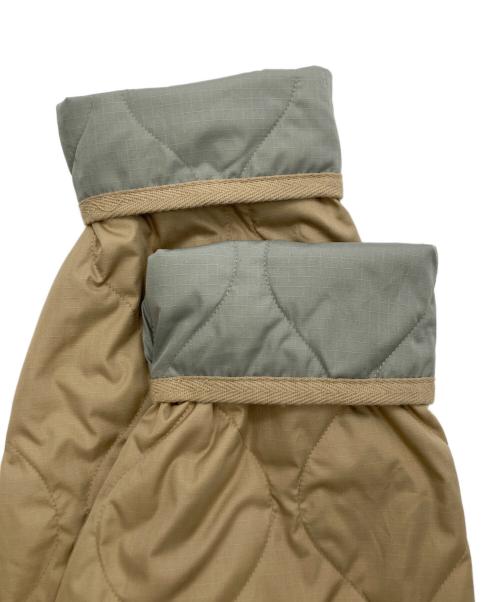 TAION（タイオン）TAION (タイオン) BAYFLOW (ベイフロー) Vネックダウンジャケット ベージュ サイズ:Ｍの古着・服飾アイテム