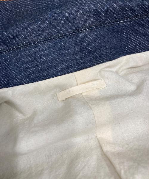 KHOKI（コッキ）KHOKI (コッキ) FALL COAT インディゴ×ブラック サイズ:なしの古着・服飾アイテム