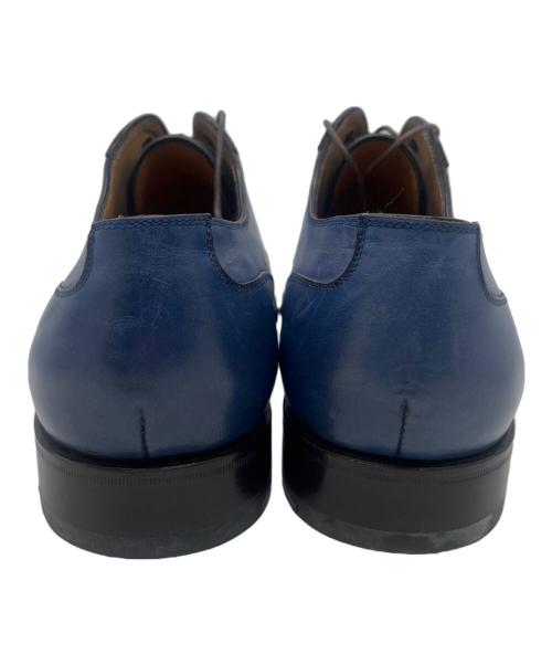 SUTOR MANTELLASSI（ストール・マンテラッシ）SUTOR MANTELLASSI (ストール・マンテラッシ) レザー オックスフォードシューズ ブルー サイズ:8の古着・服飾アイテム