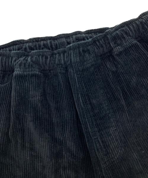 stussy（ステューシー）stussy (ステューシー) サイドパイピングコーデュロイパンツ ブラック サイズ:Ｓの古着・服飾アイテム