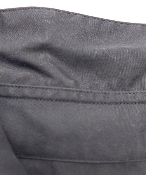 UNFIL（アンフィル）UNFIL (アンフィル) washed cotton－poplin s/s shirt ブラック サイズ:5の古着・服飾アイテム