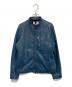 MONSIEUR NICOLE（ムッシュニコル）の古着「レザージャケット」｜ブルー