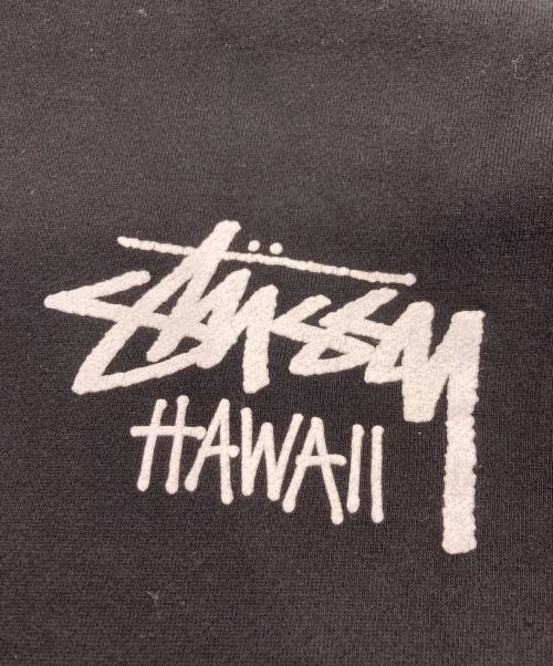 stussy（ステューシー）stussy (ステューシー) ハワイロゴプリントパーカー ブラック サイズ:Ｍの古着・服飾アイテム