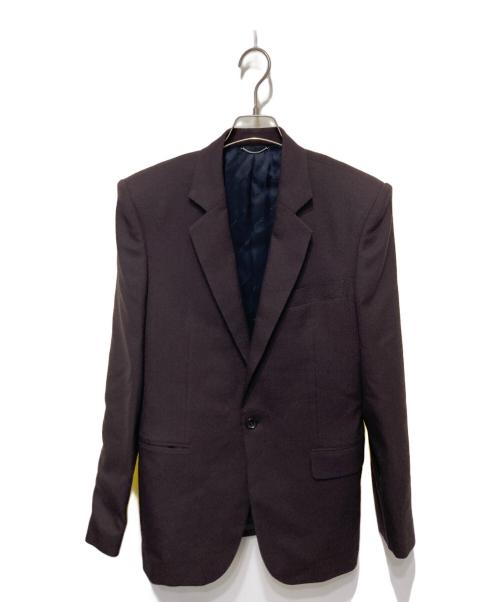 JOHN LAWRENCE SULLIVAN（ジョン ローレンス サリバン）JOHN LAWRENCE SULLIVAN (ジョン ローレンス サリバン) Amunzen single jacket ボルドー サイズ:46の古着・服飾アイテム