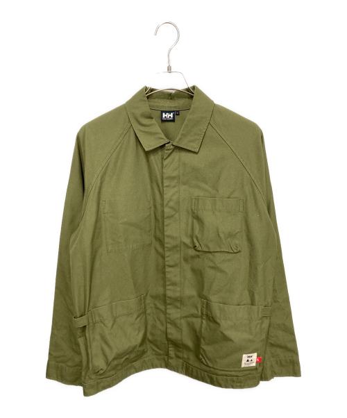HELLY HANSEN（ヘリーハンセン）HELLY HANSEN (ヘリーハンセン) アンチフレイムカバーオール カーキ サイズ:Lの古着・服飾アイテム
