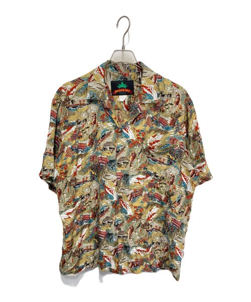 PINEAPPLE JUICE（パインアップル ジュース）PINEAPPLE JUICE (パインアップル ジュース) アロハシャツ ベージュ サイズ:Lの古着・服飾アイテム
