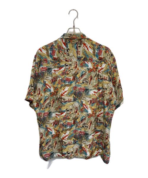 PINEAPPLE JUICE（パインアップル ジュース）PINEAPPLE JUICE (パインアップル ジュース) アロハシャツ ベージュ サイズ:Lの古着・服飾アイテム