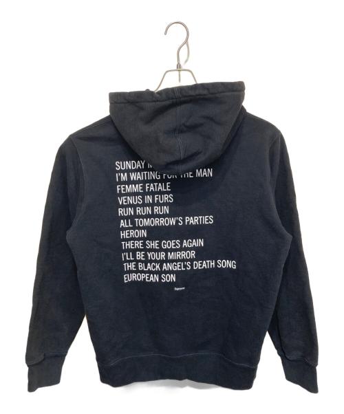 SUPREME（シュプリーム）SUPREME (シュプリーム) The Velvet Underground (ザヴェルヴェットアンダーグラウンド) hooded sweatshirt / フーデッドスウェットシャツ ブラック サイズ:Lの古着・服飾アイテム