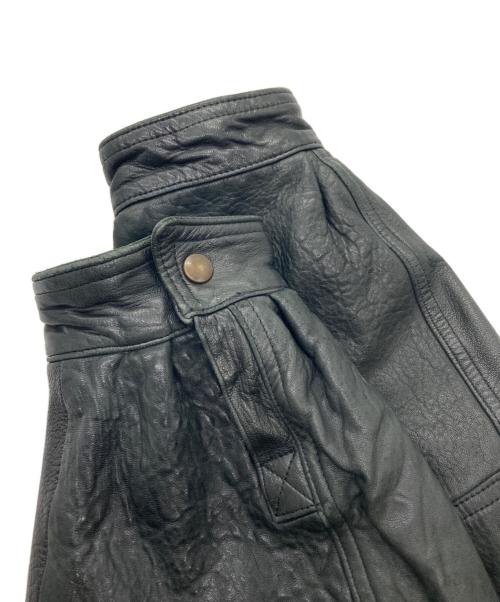 pielini（ピエリーニ）pielini (ピエリーニ) レザーコート ブラック サイズ:52の古着・服飾アイテム
