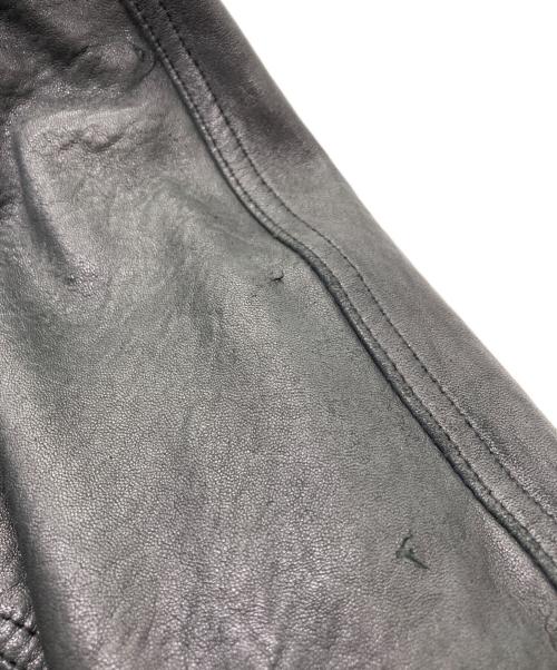 pielini（ピエリーニ）pielini (ピエリーニ) レザーコート ブラック サイズ:52の古着・服飾アイテム