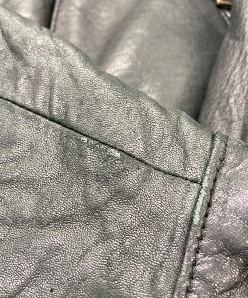 pielini（ピエリーニ）pielini (ピエリーニ) レザーコート ブラック サイズ:52の古着・服飾アイテム