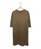 45Rフォーティファイブ・アール）の古着「ジャージフラノドレス」｜オリーブ