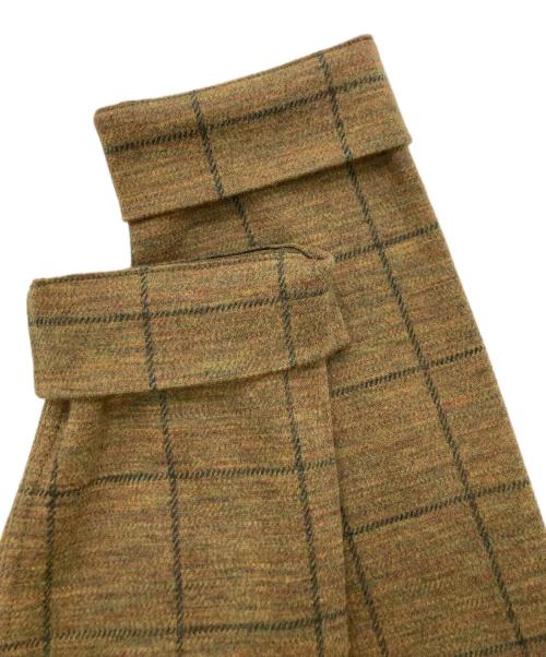 45R（フォーティファイブ・アール）45R (フォーティファイブ・アール) ジャージフラノドレス オリーブの古着・服飾アイテム