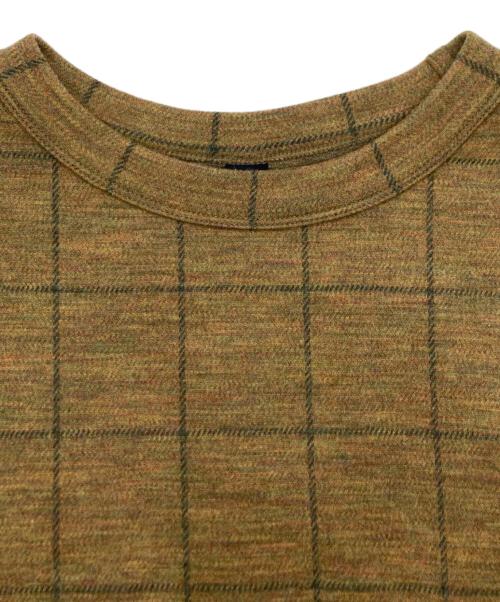 45R（フォーティファイブ・アール）45R (フォーティファイブ・アール) ジャージフラノドレス オリーブの古着・服飾アイテム