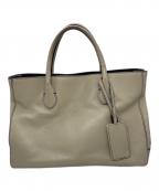 MOTHERHOUSEマザーハウス）の古着「リン オープントートバッグ」｜ホワイト