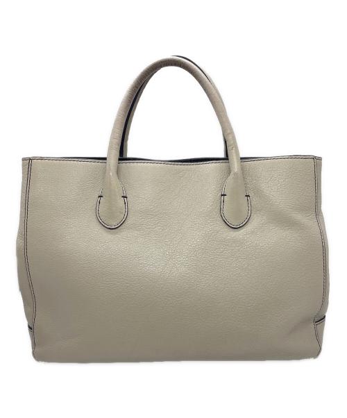 MOTHERHOUSE（マザーハウス）MOTHERHOUSE (マザーハウス) リン オープントートバッグ ホワイトの古着・服飾アイテム