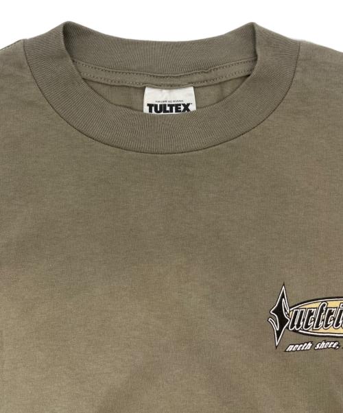 TULTEX（タルテックス）TULTEX (タルテックス) 90'sプリントTシャツ ベージュ サイズ:Ｍの古着・服飾アイテム